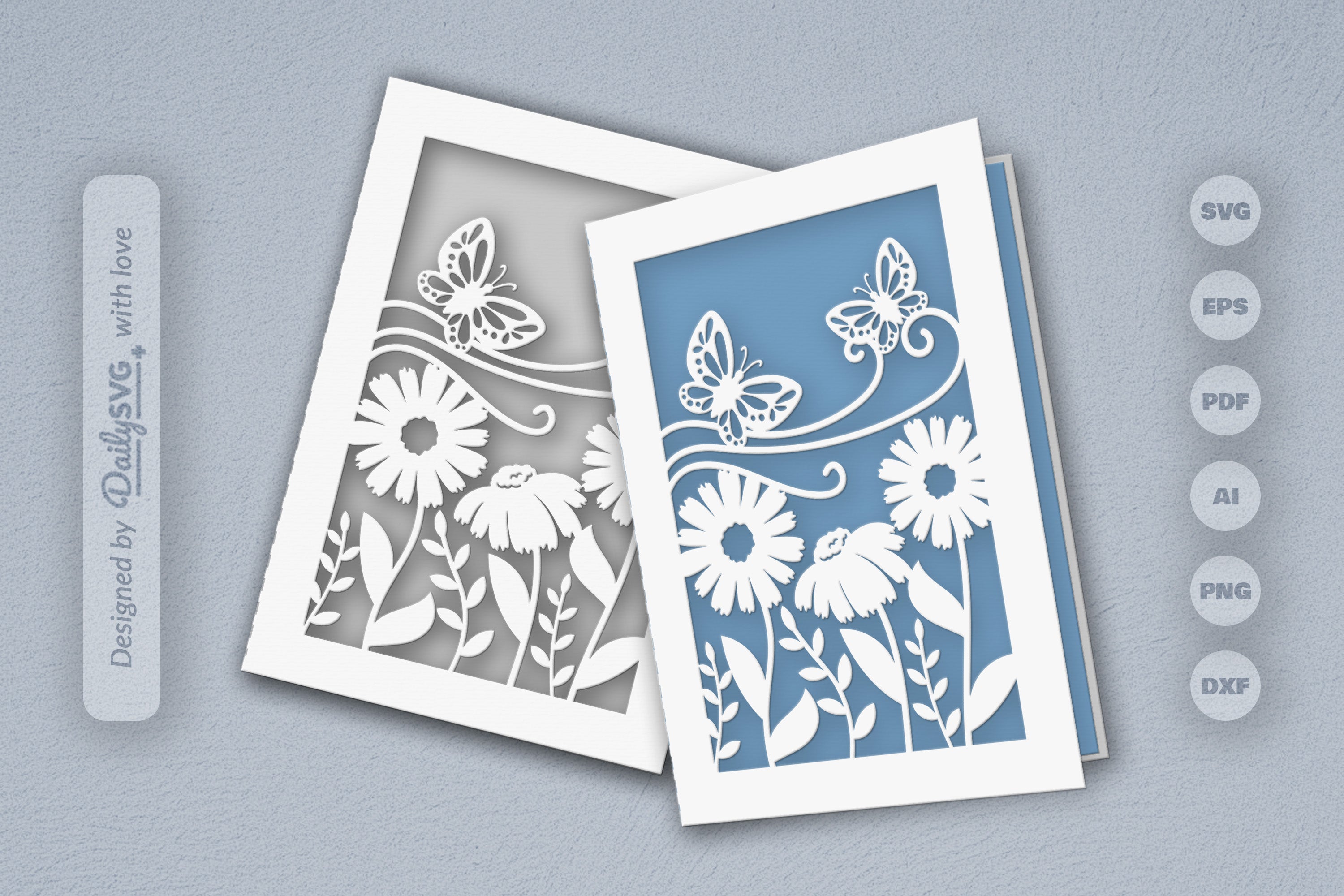 Floral Butterfly SVG Bundle 7