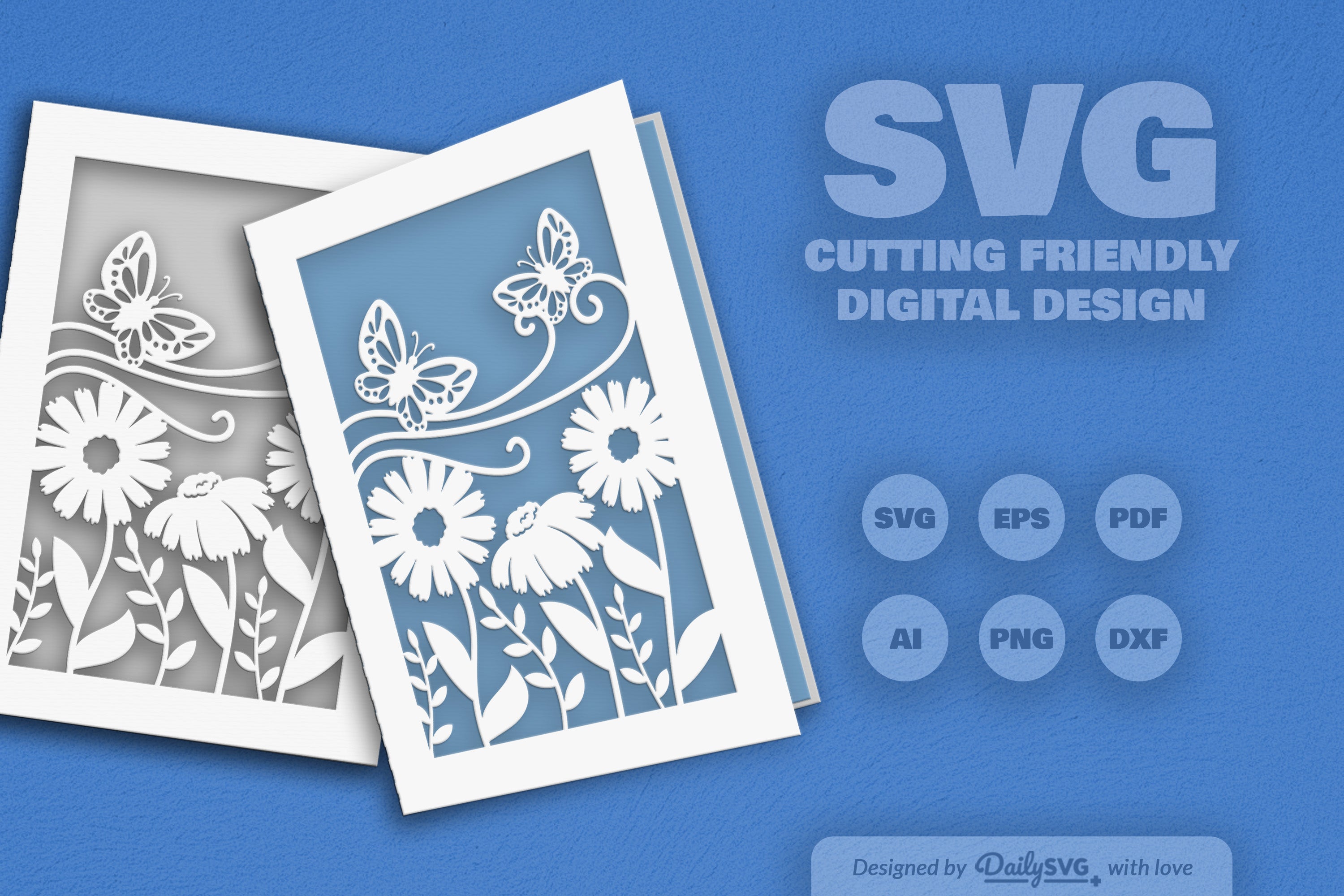 Floral Butterfly SVG Bundle 7