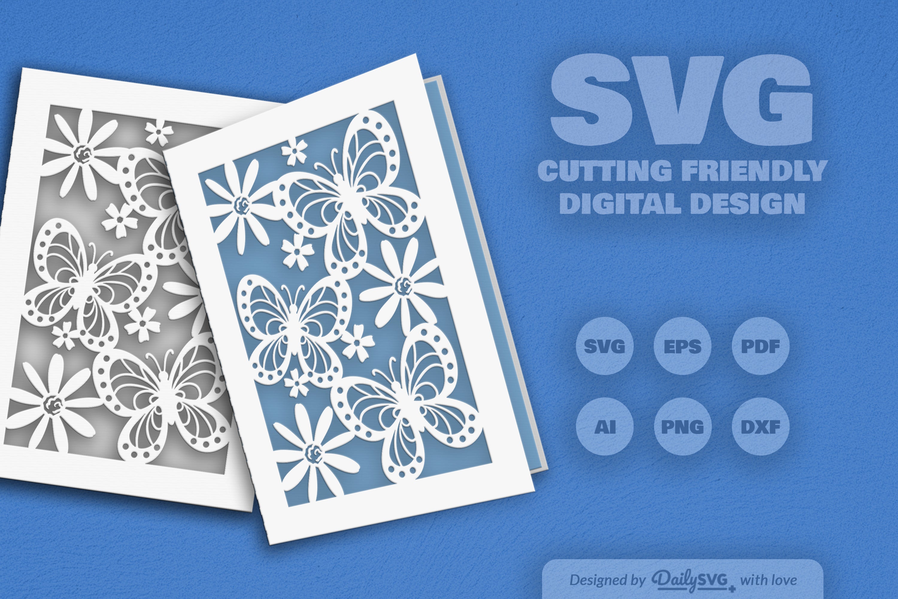 Floral Butterfly SVG Bundle 8