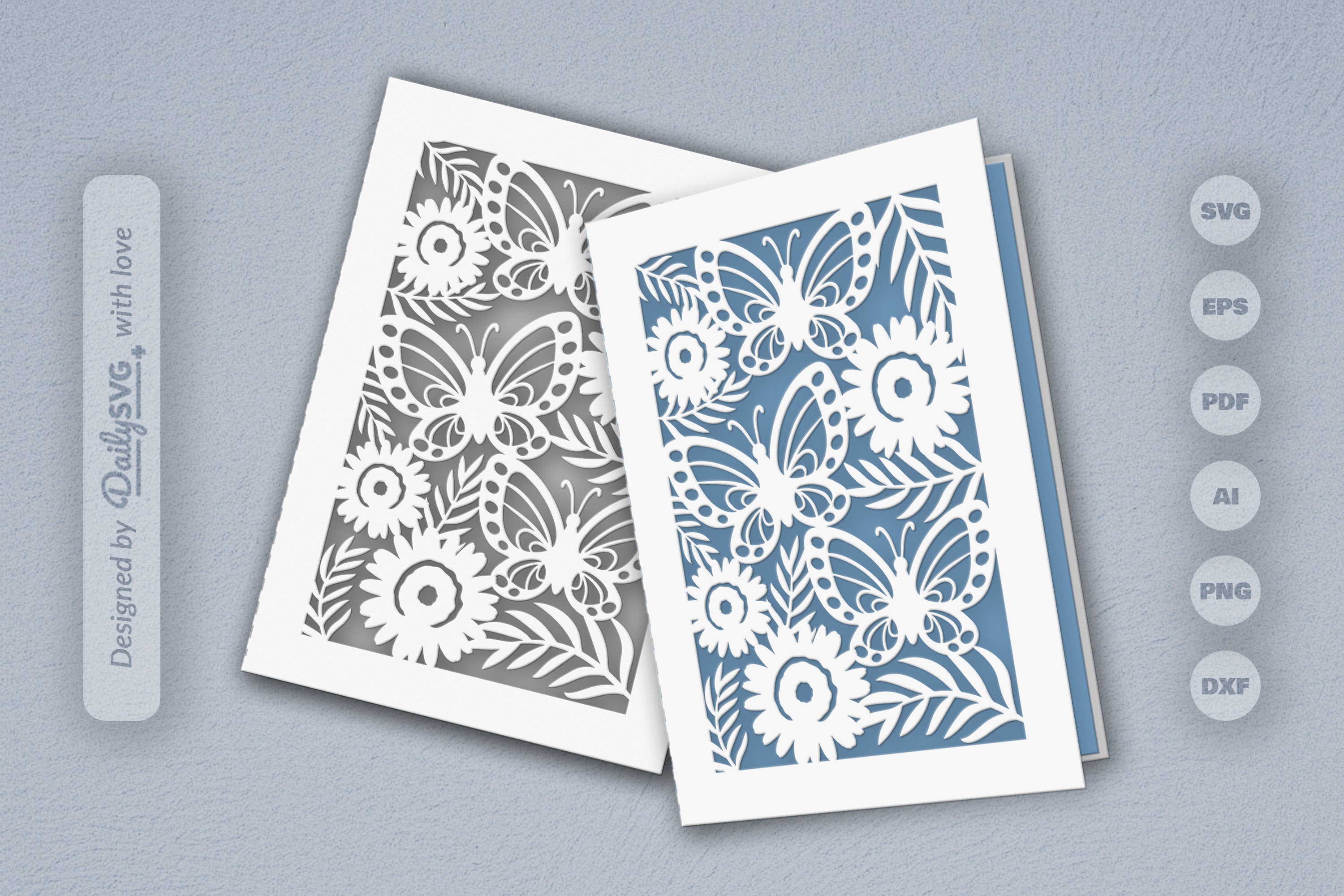 Floral Butterfly SVG Bundle 1