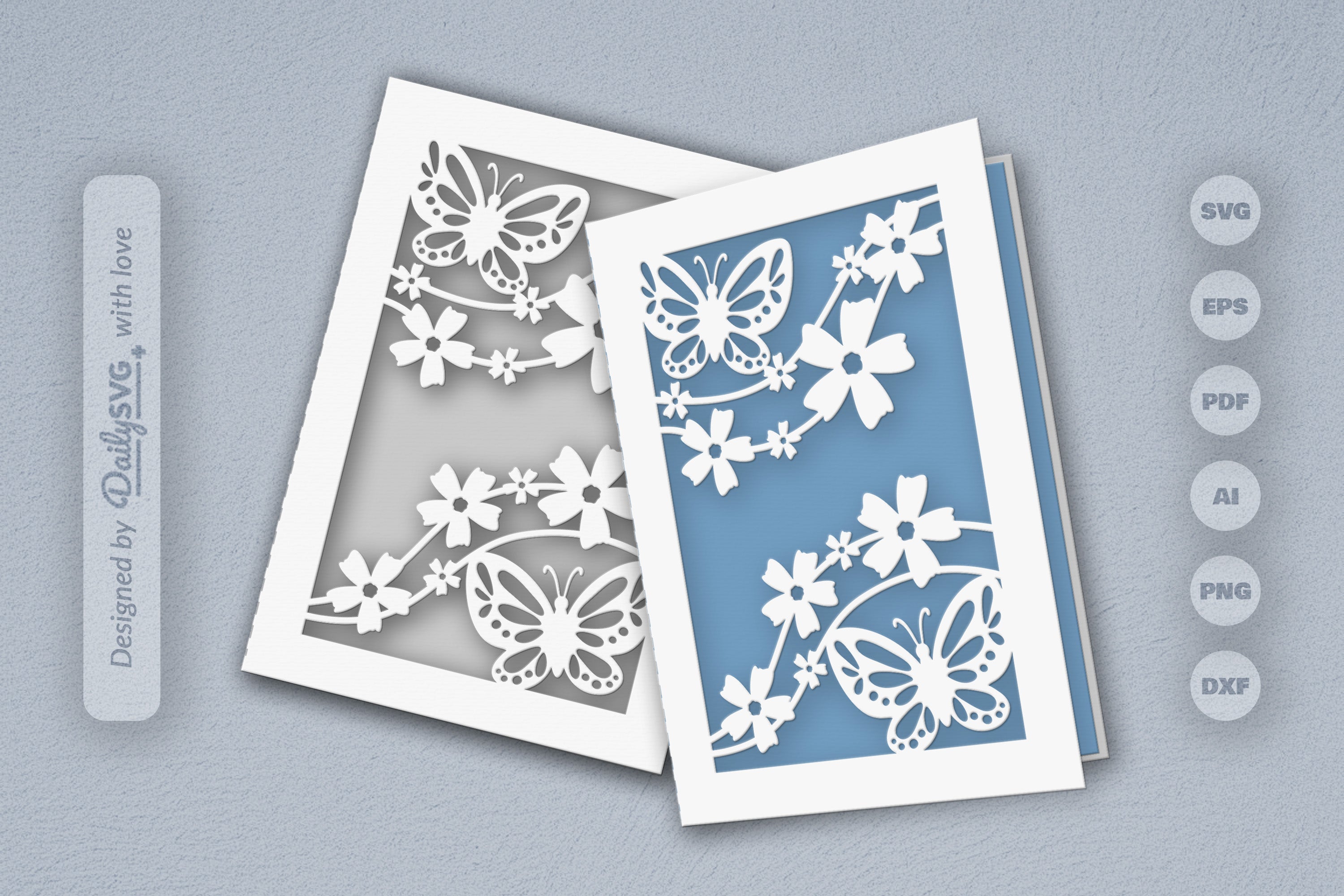 Floral Butterfly SVG Bundle Collection 4