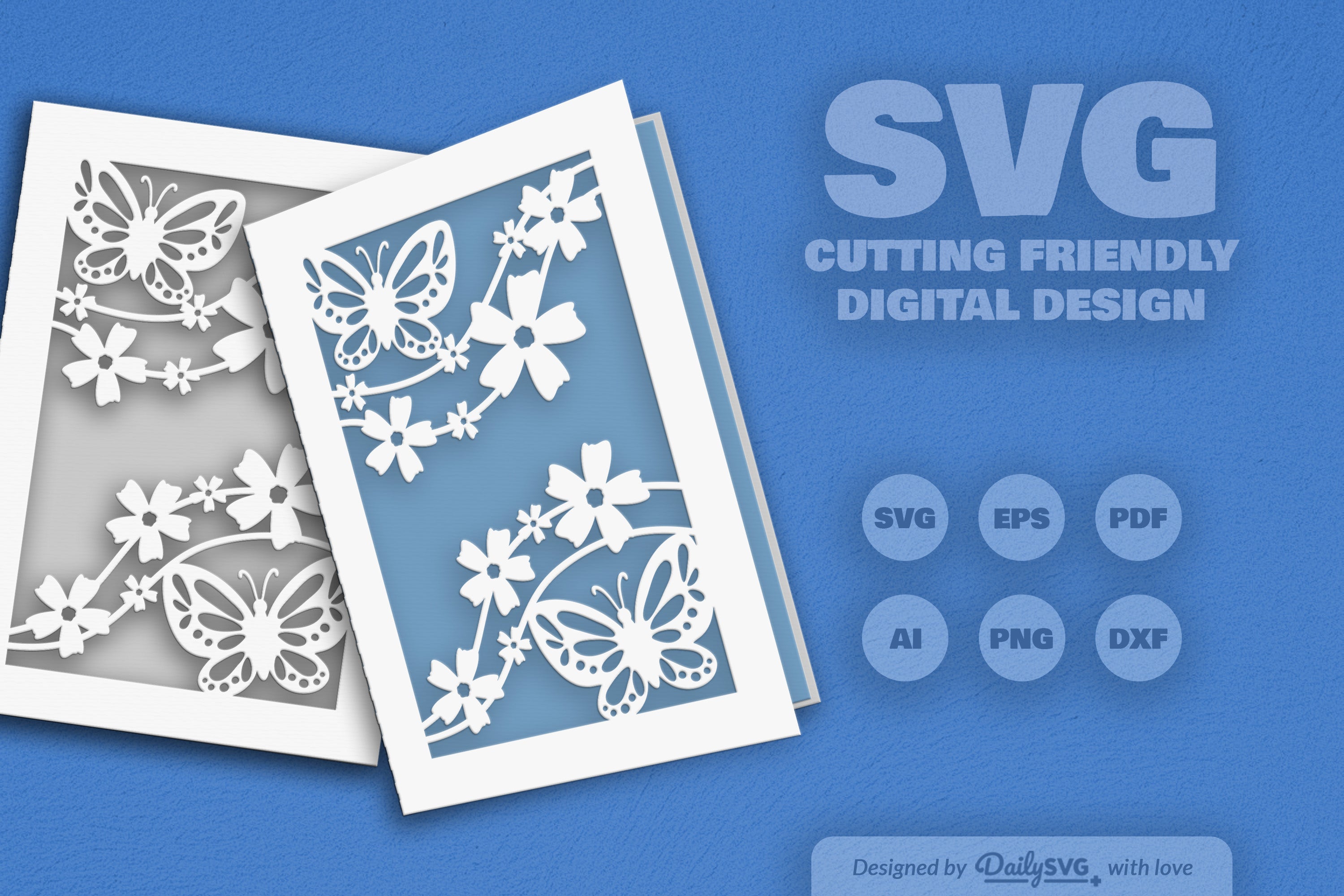 Floral Butterfly SVG Bundle Collection 4