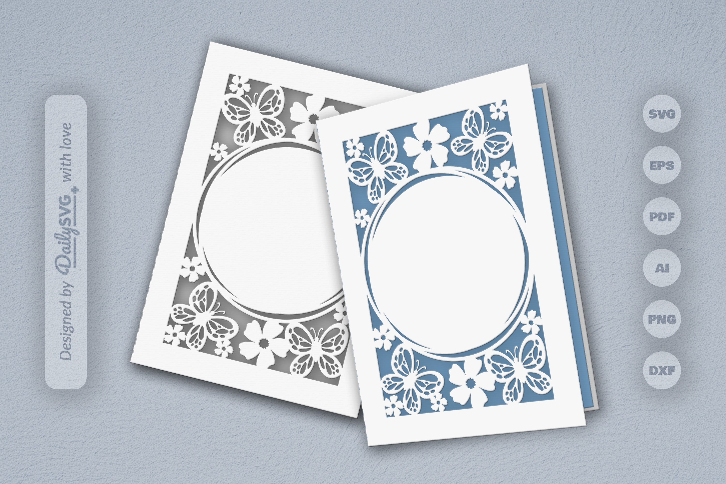 Floral Butterfly SVG Bundle