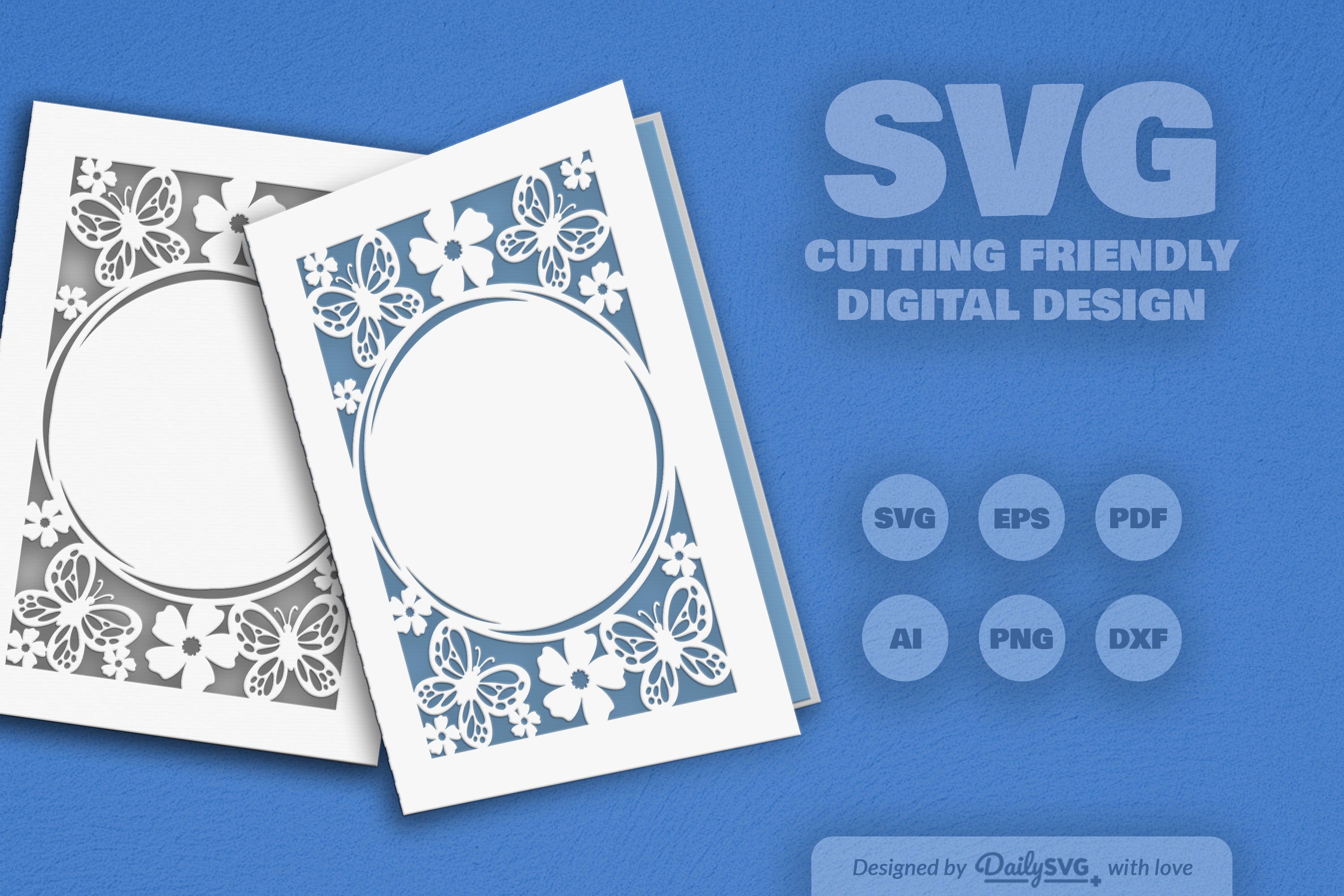 Floral Butterfly SVG Bundle