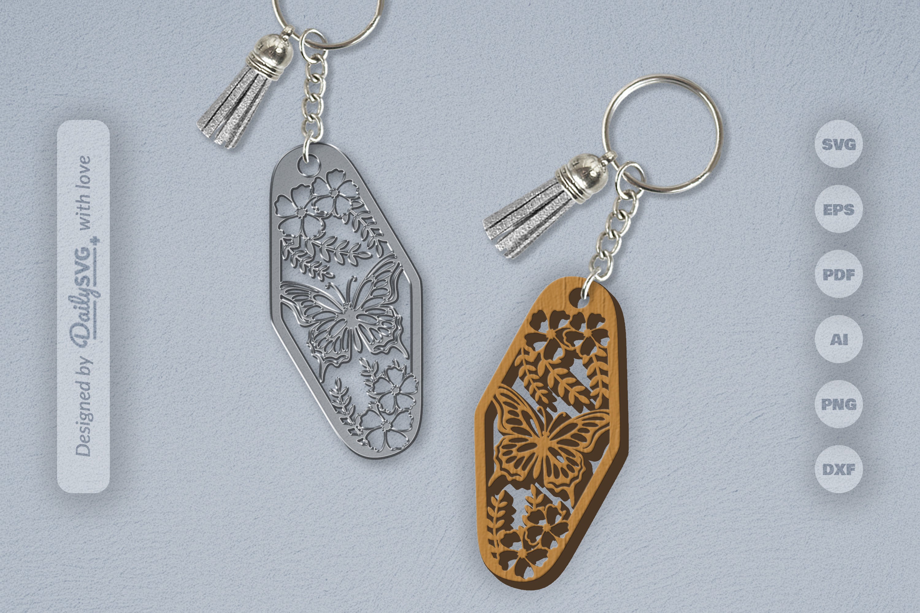 Floral Butterfly Motel SVG Bundle 4