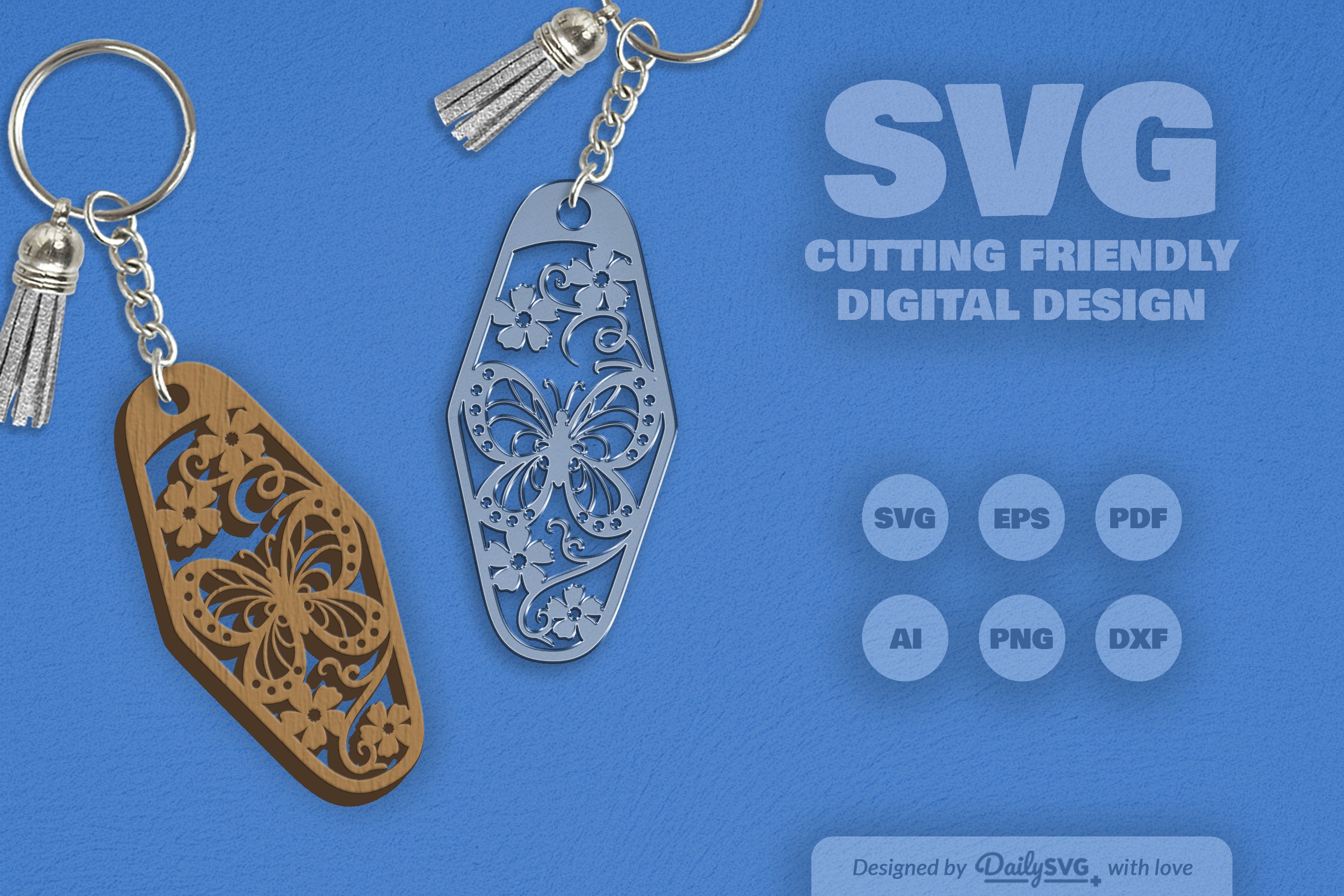 Floral Butterfly Motel SVG Bundle 1