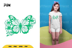 Floral Butterfly SVG Bundle - CraftNest - Digital Crafting and Art