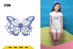 Floral Butterfly SVG Bundle - CraftNest - Digital Crafting and Art