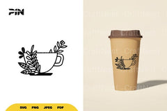 Floral Coffee SVG Bundle - CraftNest - Digital Crafting and Art