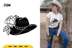Floral Cowboy Hat SVG Bundle - CraftNest - Digital Crafting and Art