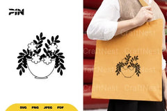 Floral Cup SVG Bundle - CraftNest - Digital Crafting and Art
