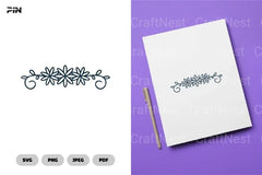 Floral Divider Cards SVG Bundle - CraftNest - Digital Crafting and Art
