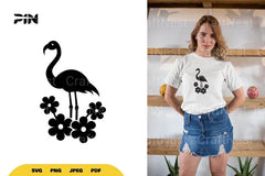 Floral Flamingo SVG Bundle - CraftNest - Digital Crafting and Art