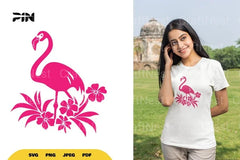 Floral Flamingo SVG Bundle - CraftNest - Digital Crafting and Art