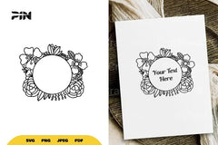 Floral Frame SVG Bundle - CraftNest - Digital Crafting and Art