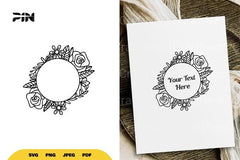 Floral Frame SVG Bundle - CraftNest - Digital Crafting and Art