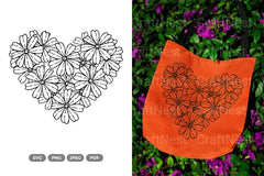 Floral Heart Wedding Invitation Clipart Bundle - CraftNest - Digital Crafting and Art