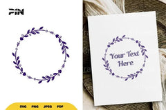 Floral Heart Wreath SVG Bundle - CraftNest - Digital Crafting and Art