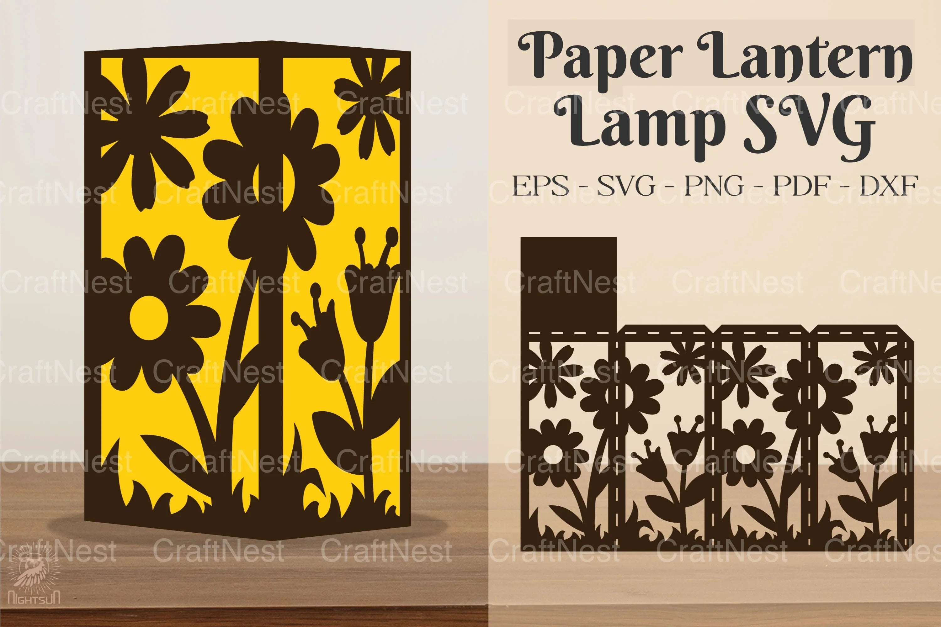 Floral Lamp Clipart Bundle - CraftNest - Digital Crafting and Art