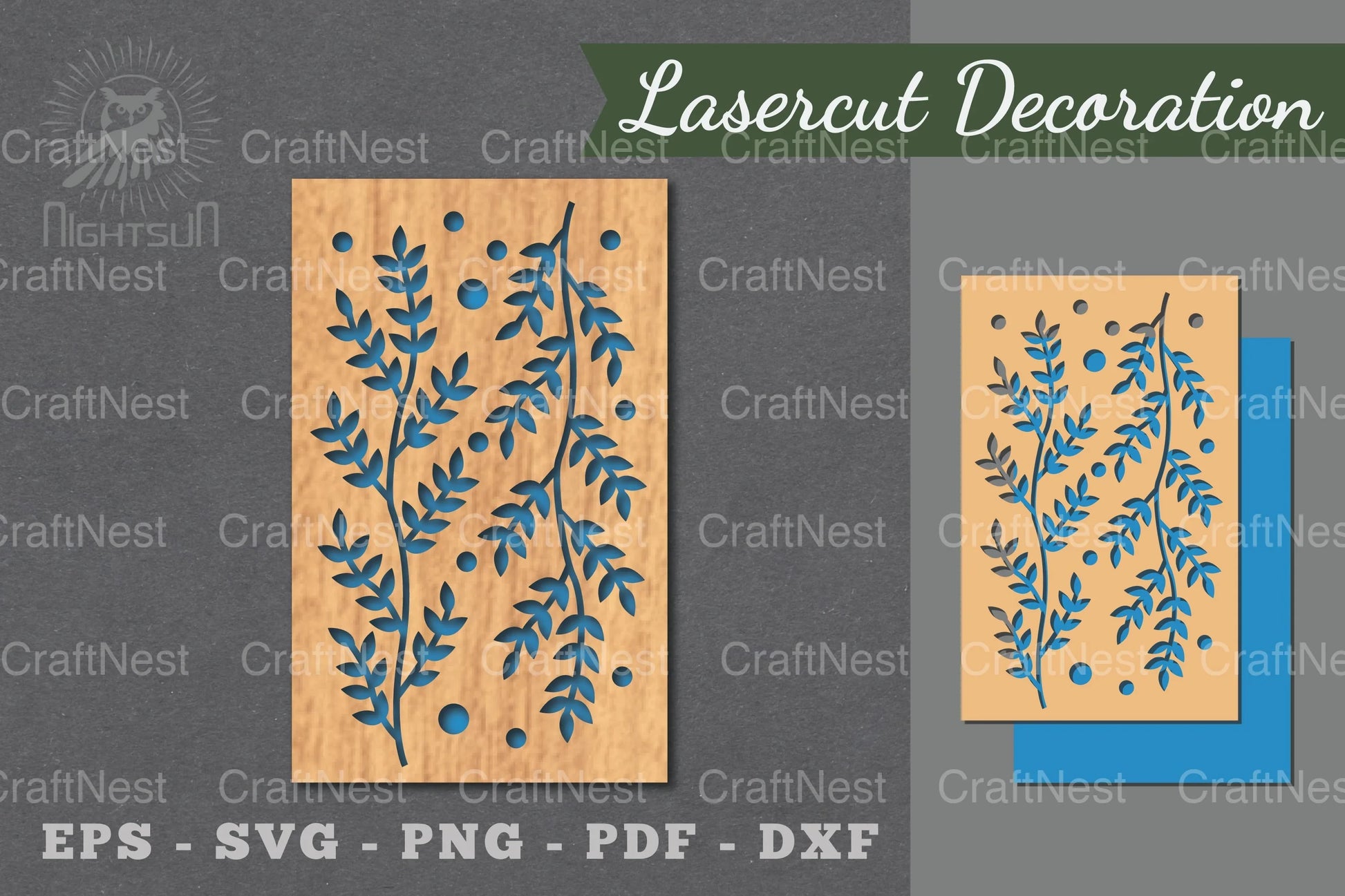 Floral Laser Cut Wall Decor Clipart Bundle - CraftNest - Digital Crafting and Art