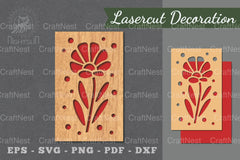 Floral Laser Cut Wall Decor Clipart Bundle - CraftNest - Digital Crafting and Art