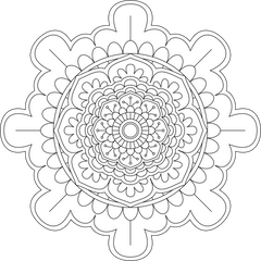 Colorist Heaven Mandala Coloring Book - CraftNest - Digital Crafting and Art