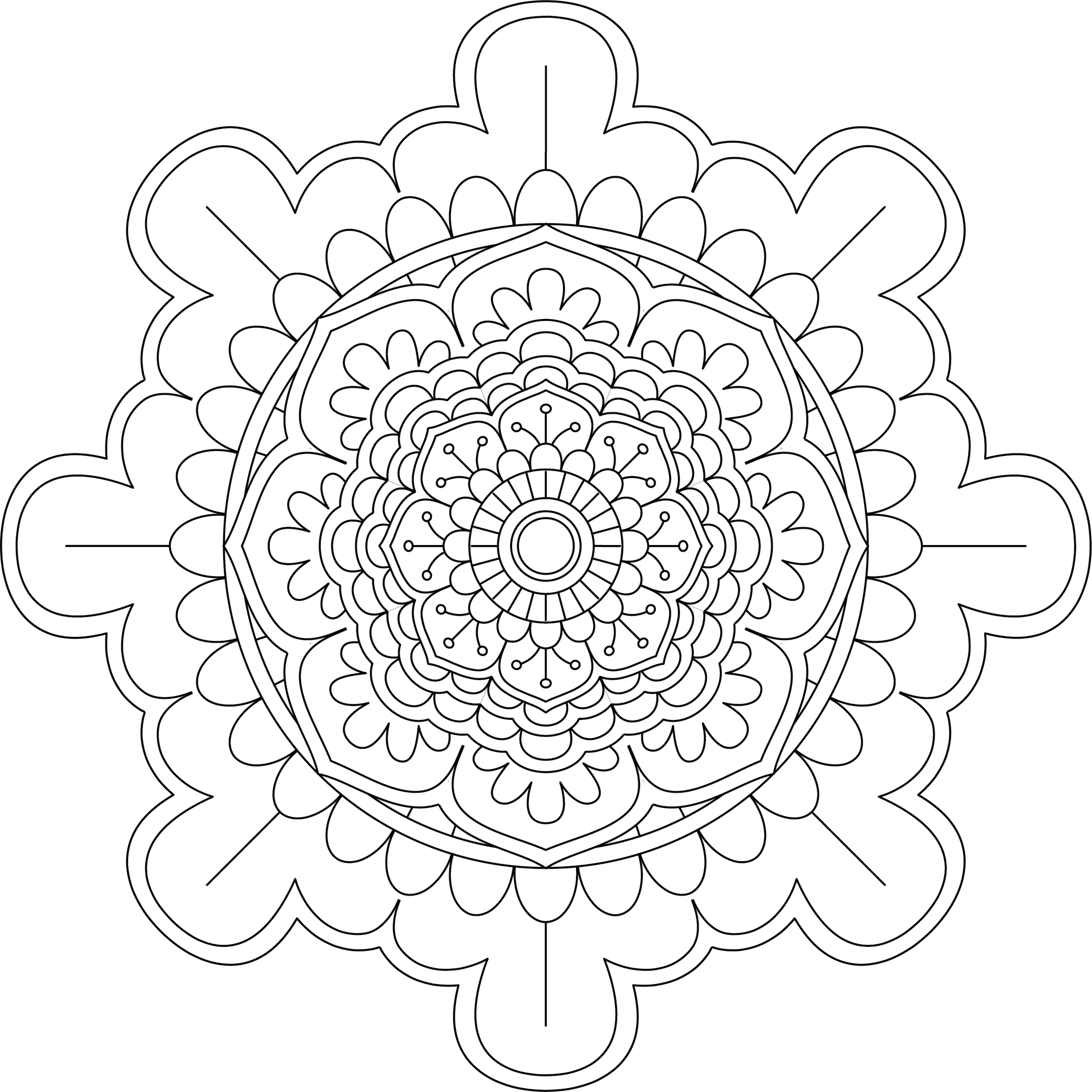 Colorist Heaven Mandala Coloring Book - CraftNest - Digital Crafting and Art