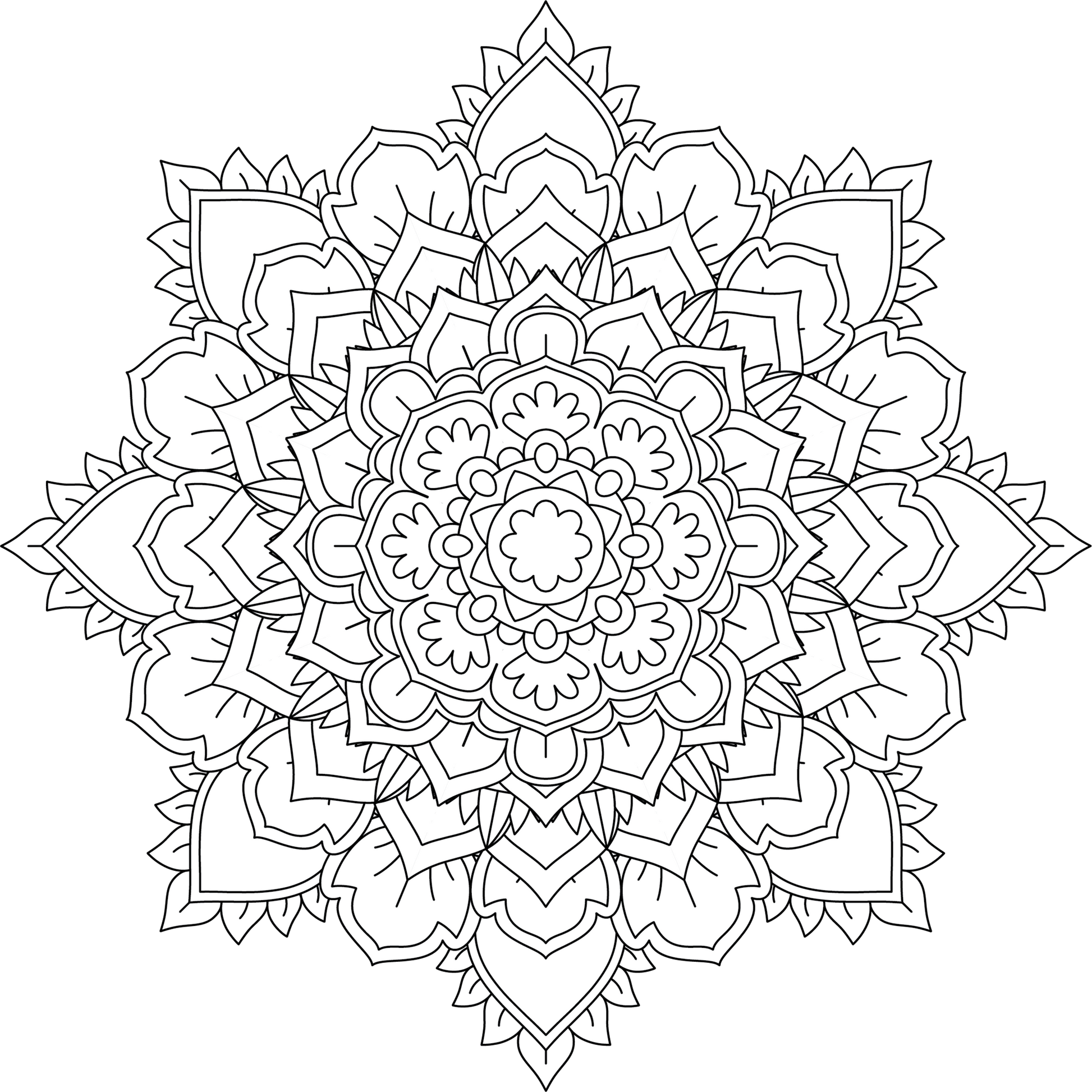 Colorist Heaven Mandala Coloring Book - CraftNest - Digital Crafting and Art