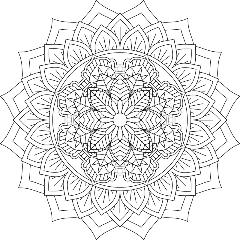 Colorist Heaven Mandala Coloring Book - CraftNest - Digital Crafting and Art