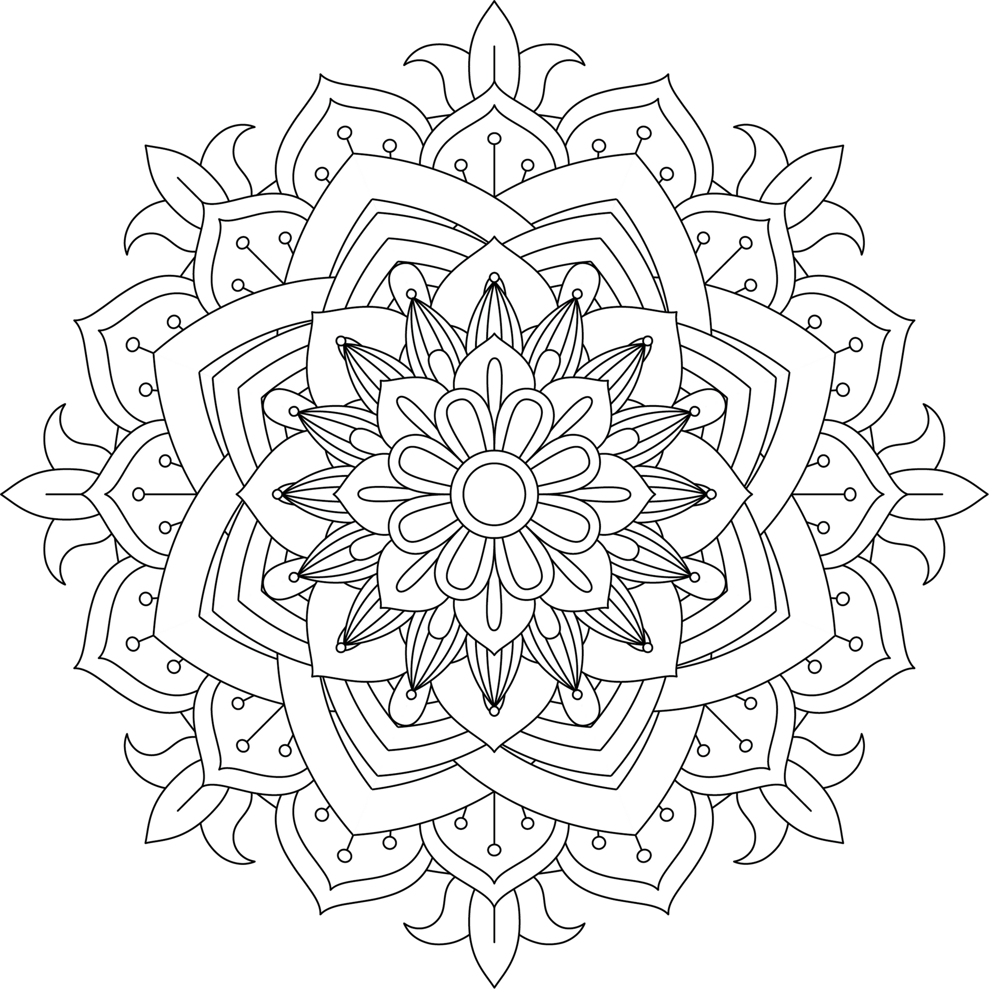 Colorist Heaven Mandala Coloring Book - CraftNest - Digital Crafting and Art