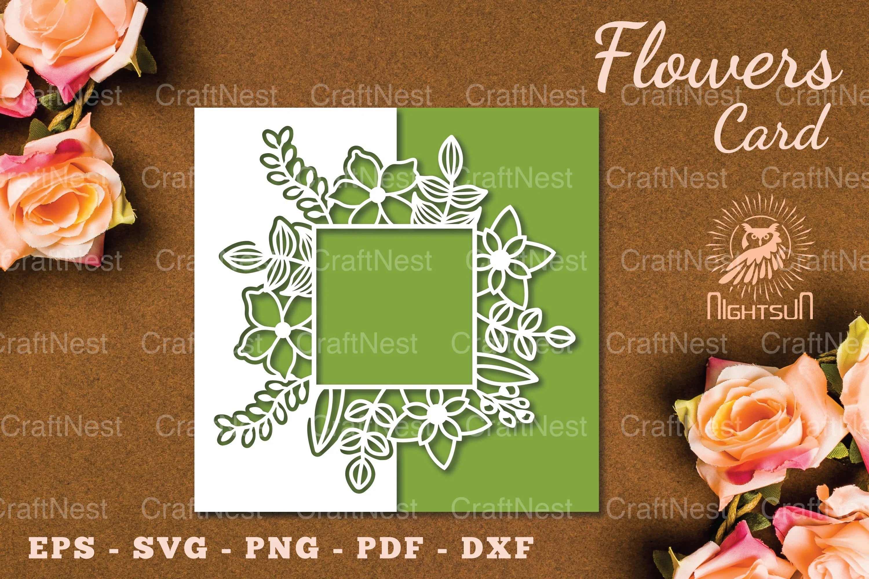 Floral Papercut Card SVG Bundle - CraftNest - Digital Crafting and Art