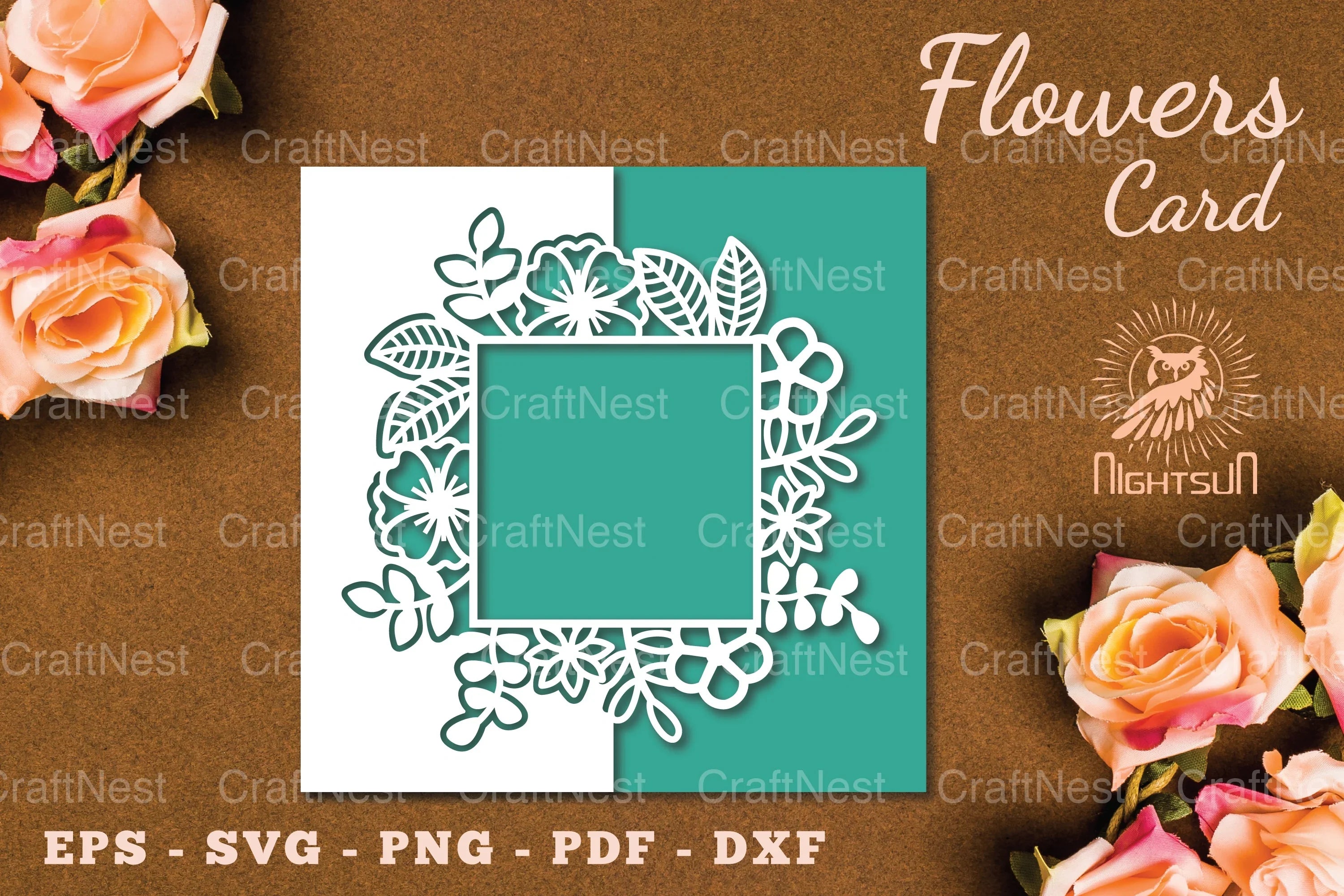 Floral Papercut Card SVG Bundle - CraftNest - Digital Crafting and Art