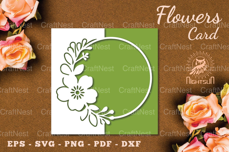 Floral Papercut Card SVG Bundle - CraftNest - Digital Crafting and Art