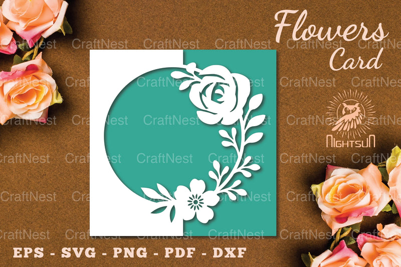 Floral Papercut Card SVG Bundle - CraftNest - Digital Crafting and Art