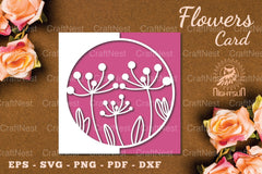 Floral Papercut Card SVG Bundle - CraftNest - Digital Crafting and Art