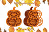 Floral Pumpkin Laser Cut SVG Clipart Bundle
