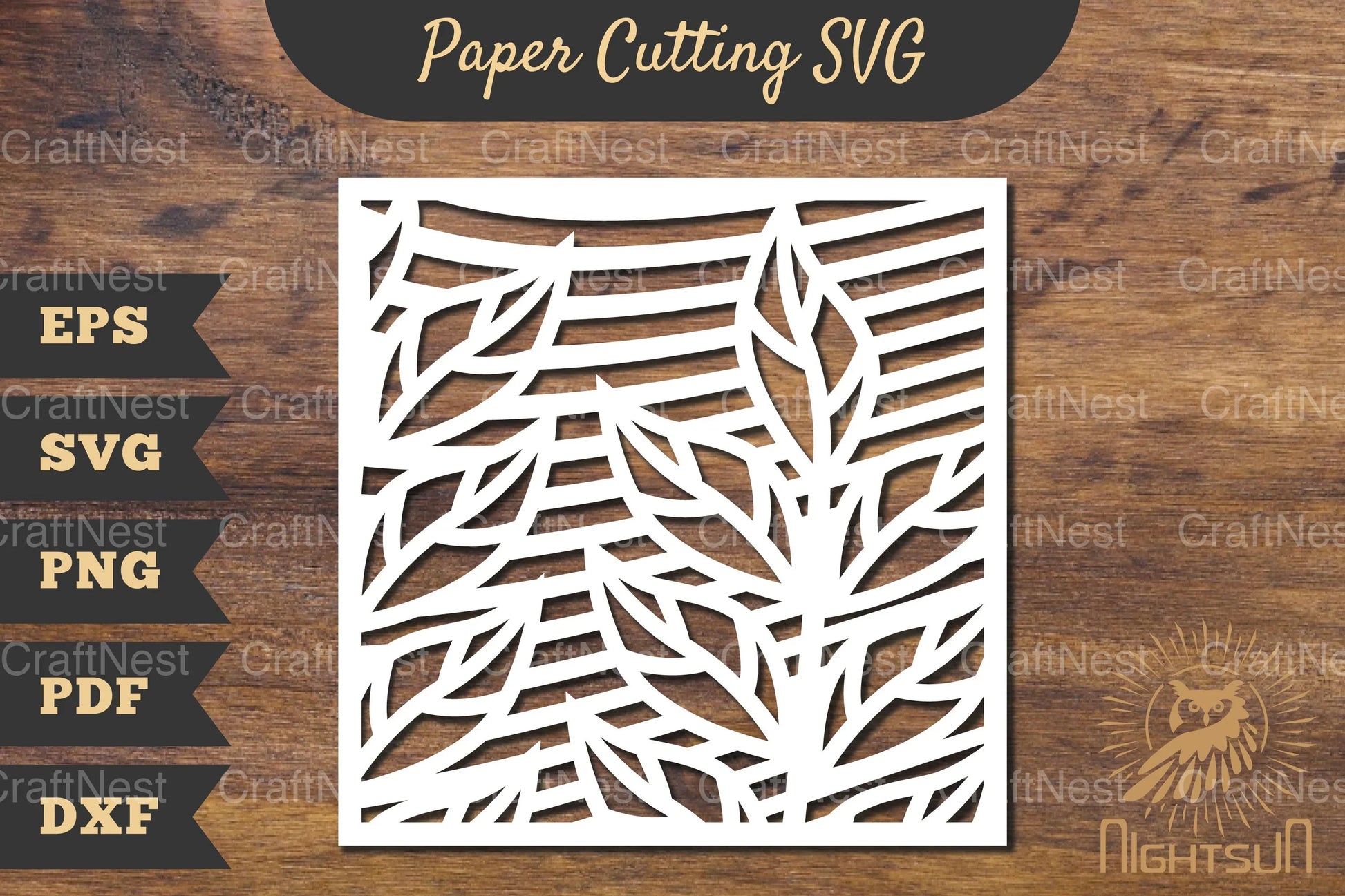 Floral Rectangle Frame Papercut SVG Bundle - CraftNest - Digital Crafting and Art
