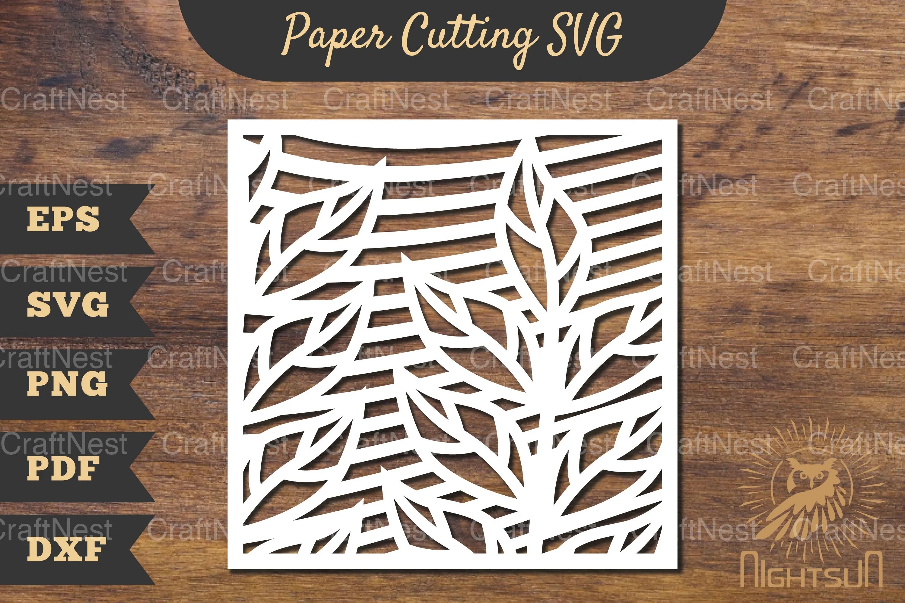 Floral Rectangle Frame Papercut SVG Bundle - CraftNest - Digital Crafting and Art