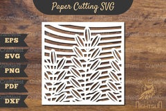 Floral Rectangle Frame Papercut SVG Bundle - CraftNest - Digital Crafting and Art