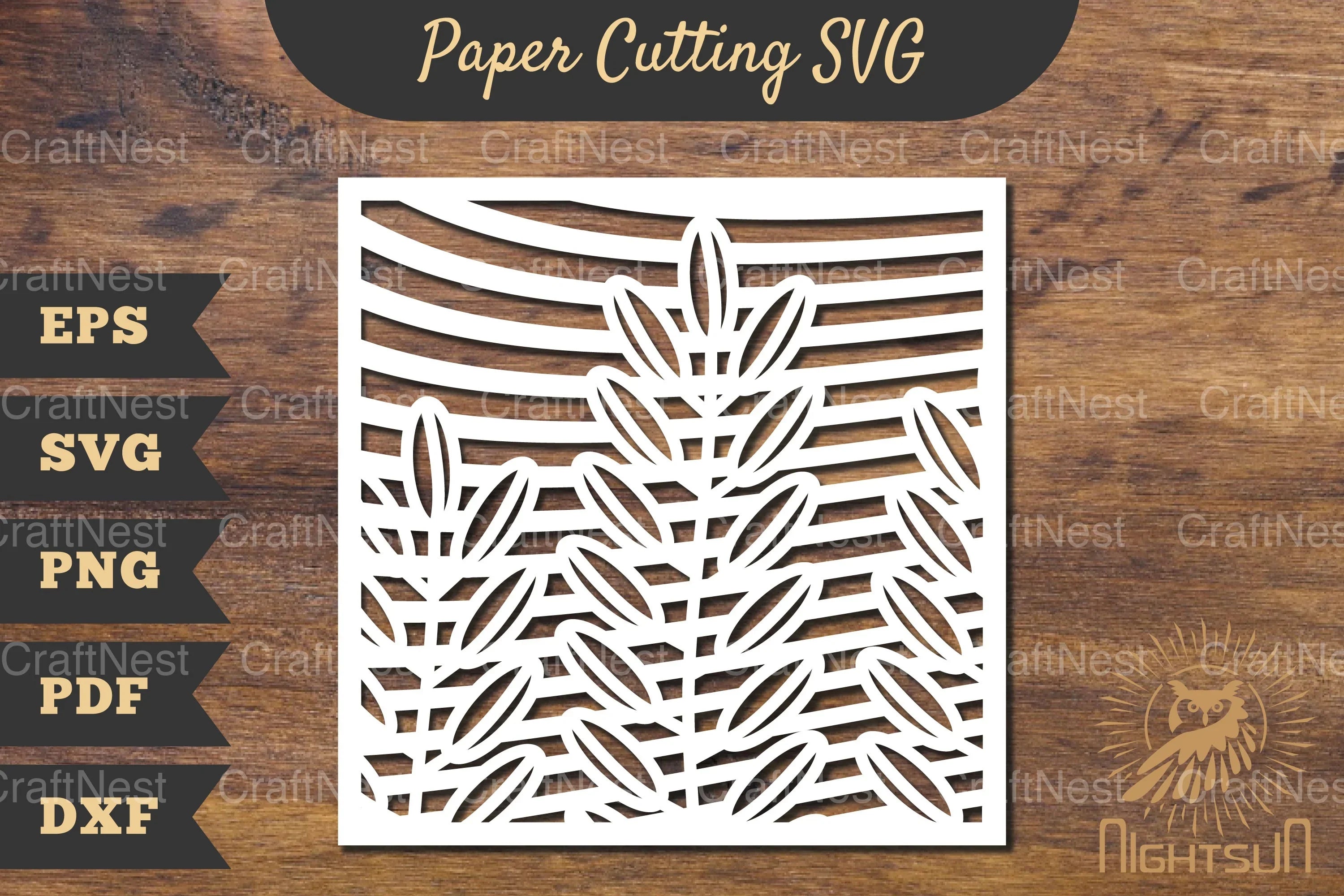 Floral Rectangle Frame Papercut SVG Bundle - CraftNest - Digital Crafting and Art