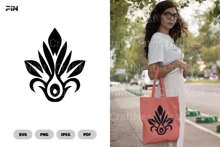 Floral Tribal Tattoo SVG Bundle - CraftNest - Digital Crafting and Art
