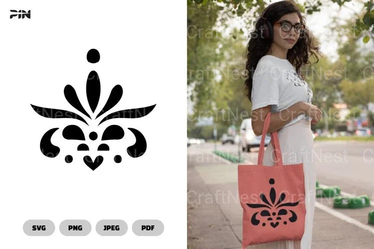 Floral Tribal Tattoo SVG Bundle - CraftNest - Digital Crafting and Art
