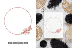 Floral Wedding Frame SVG Bundle - CraftNest - Digital Crafting and Art