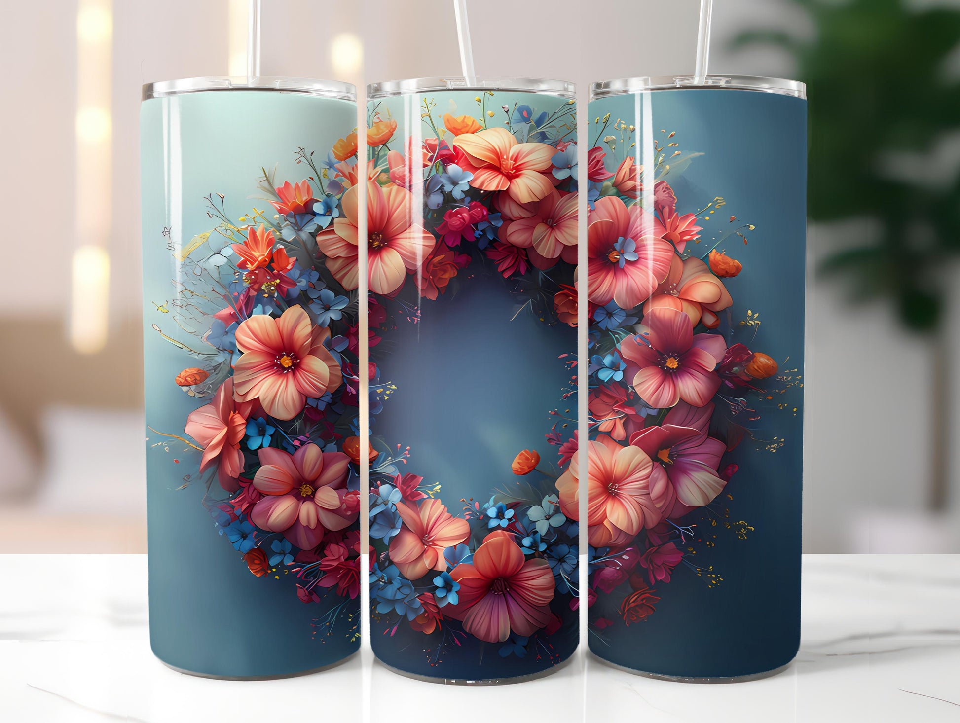 Floral Easter 2 Tumbler Wrap - CraftNest