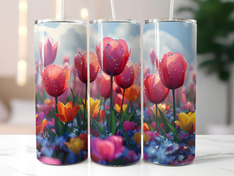 Floral Easter 2 Tumbler Wrap - CraftNest