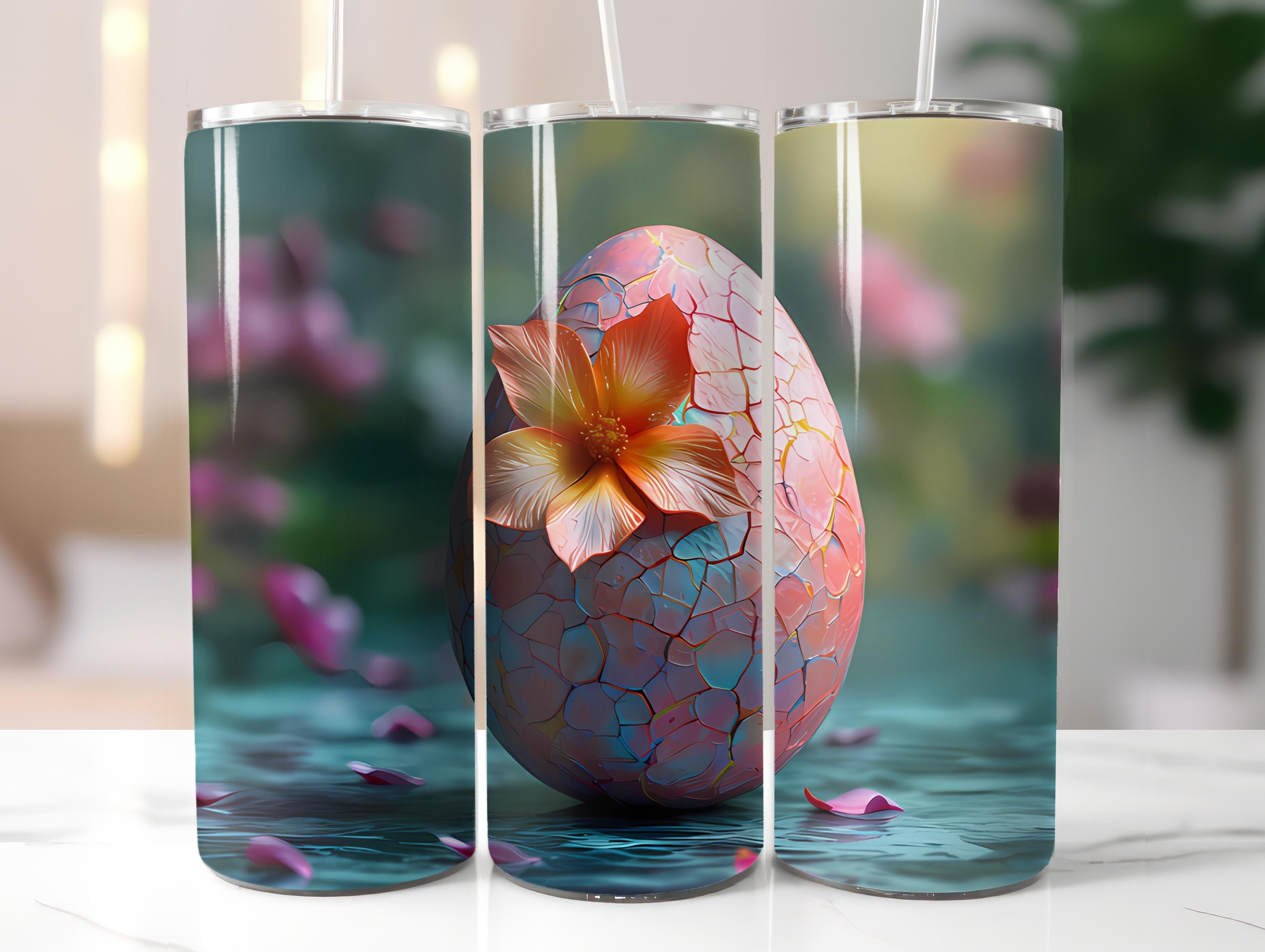 Floral Easter 6 Tumbler Wrap - CraftNest