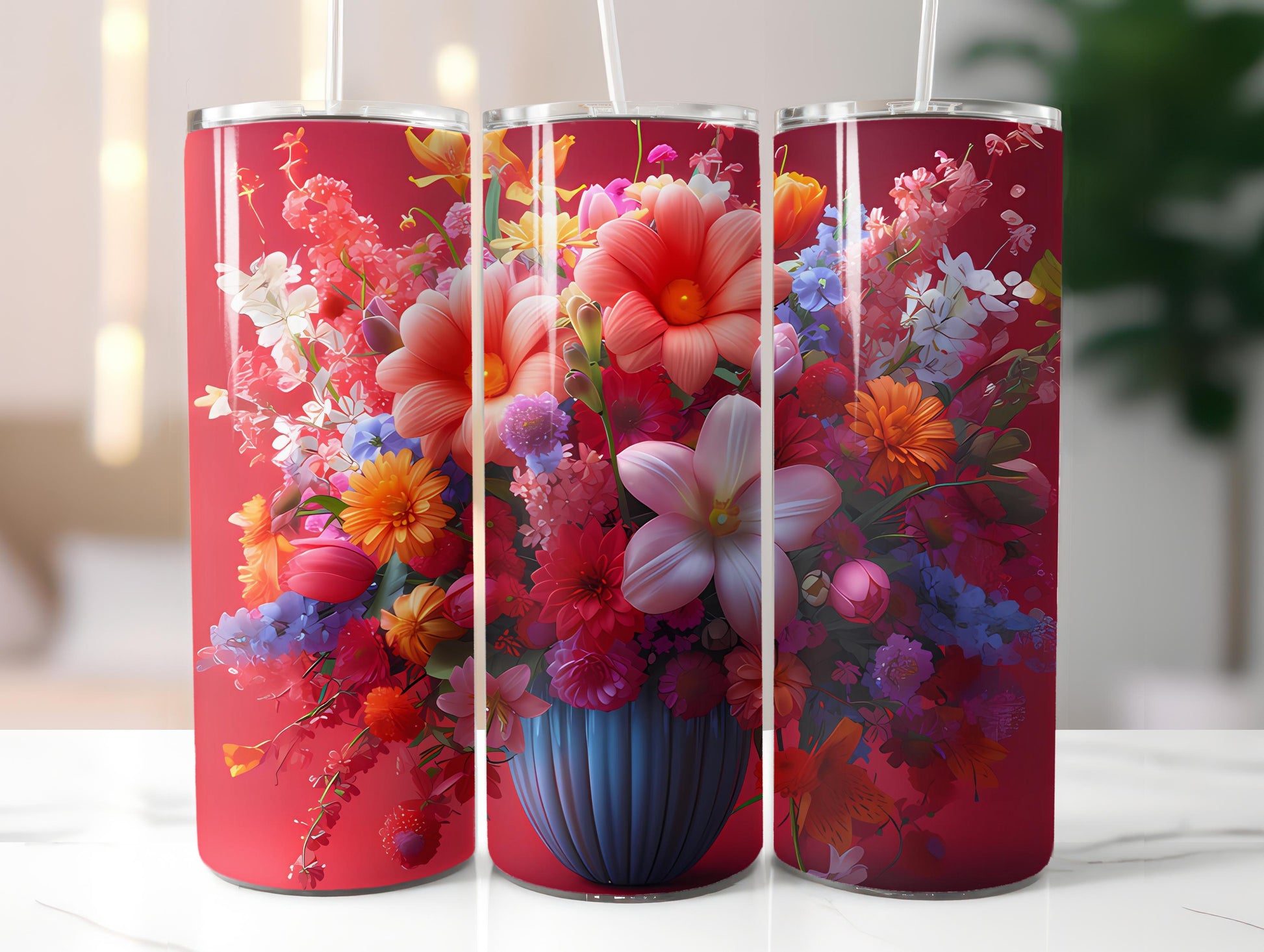 Floral Easter 4 Tumbler Wrap - CraftNest