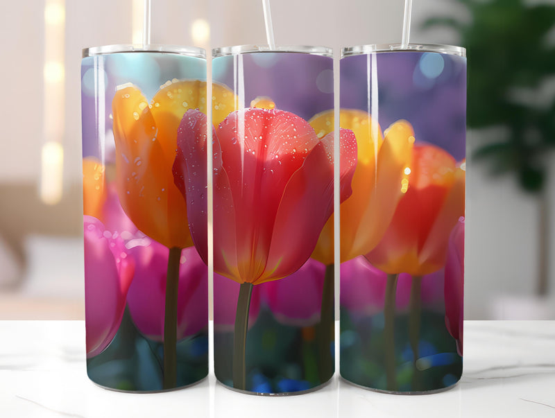 Floral Easter 5 Tumbler Wrap - CraftNest