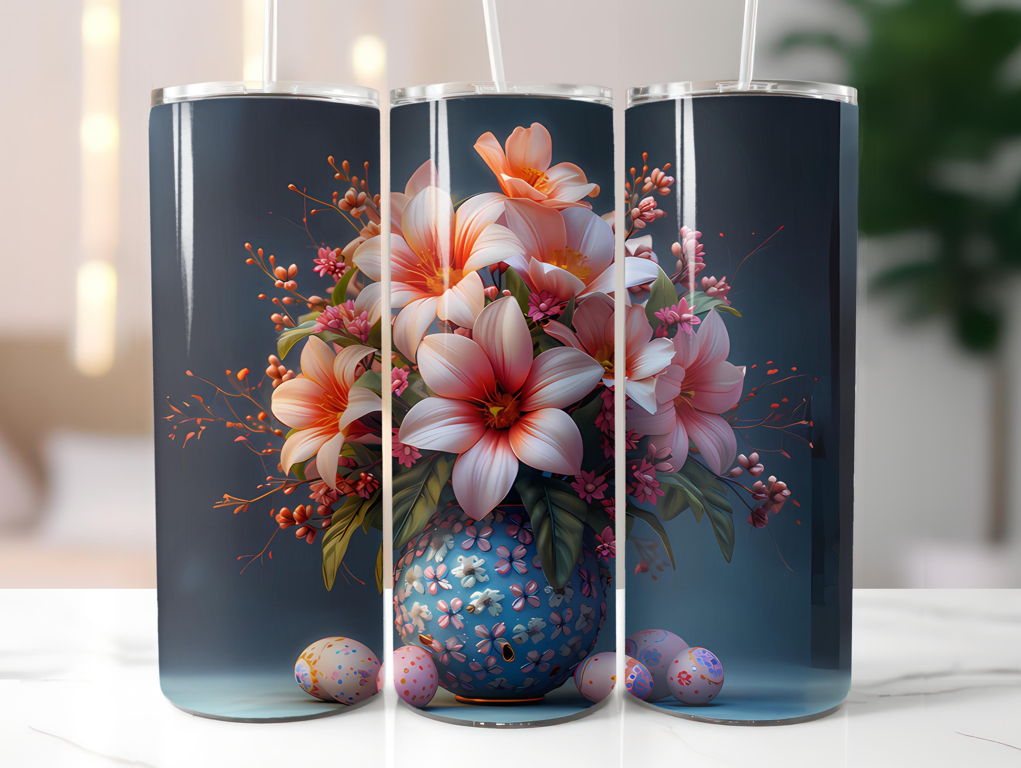 Floral Easter 6 Tumbler Wrap - CraftNest