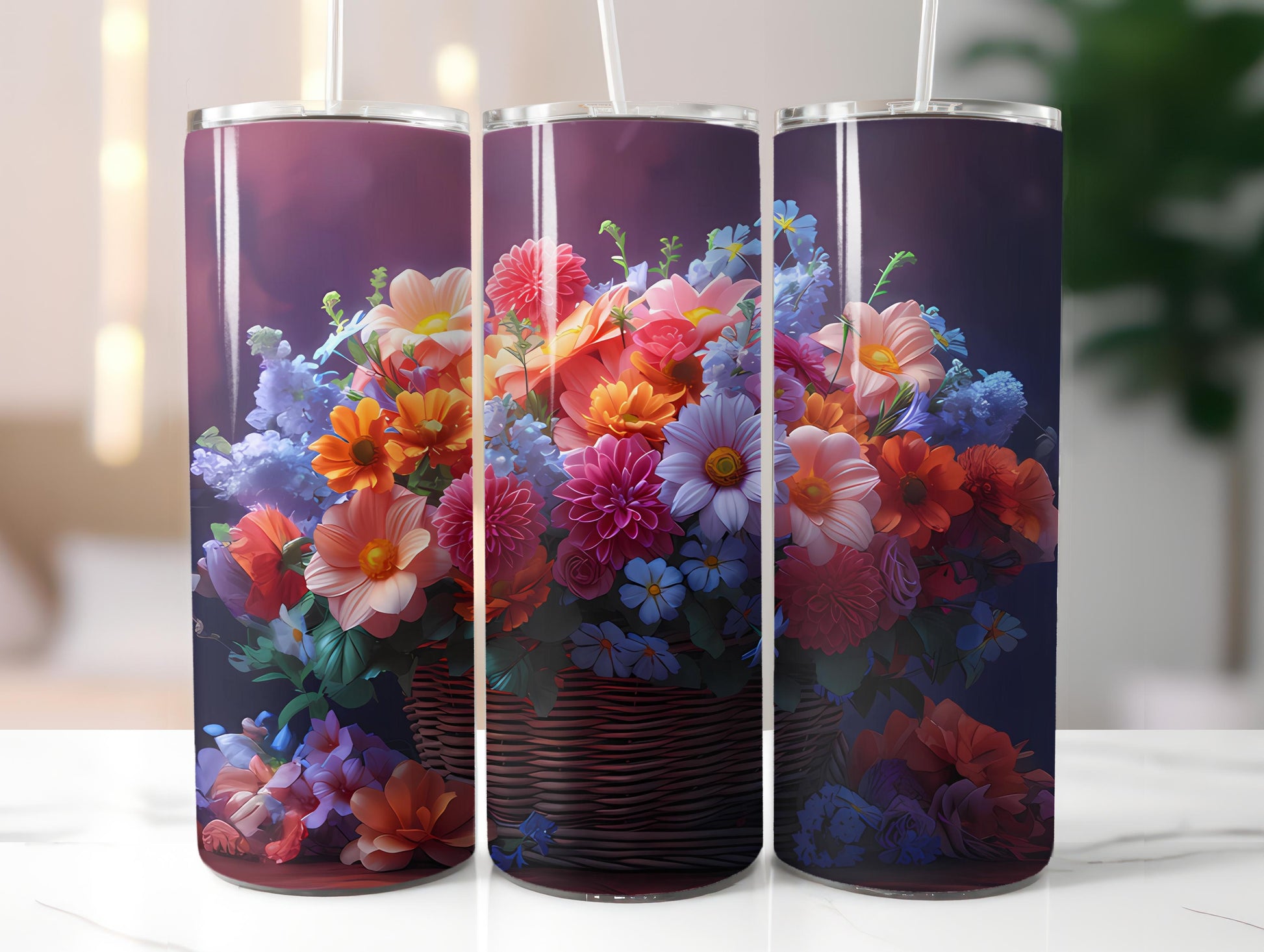 Floral Easter 2 Tumbler Wrap - CraftNest